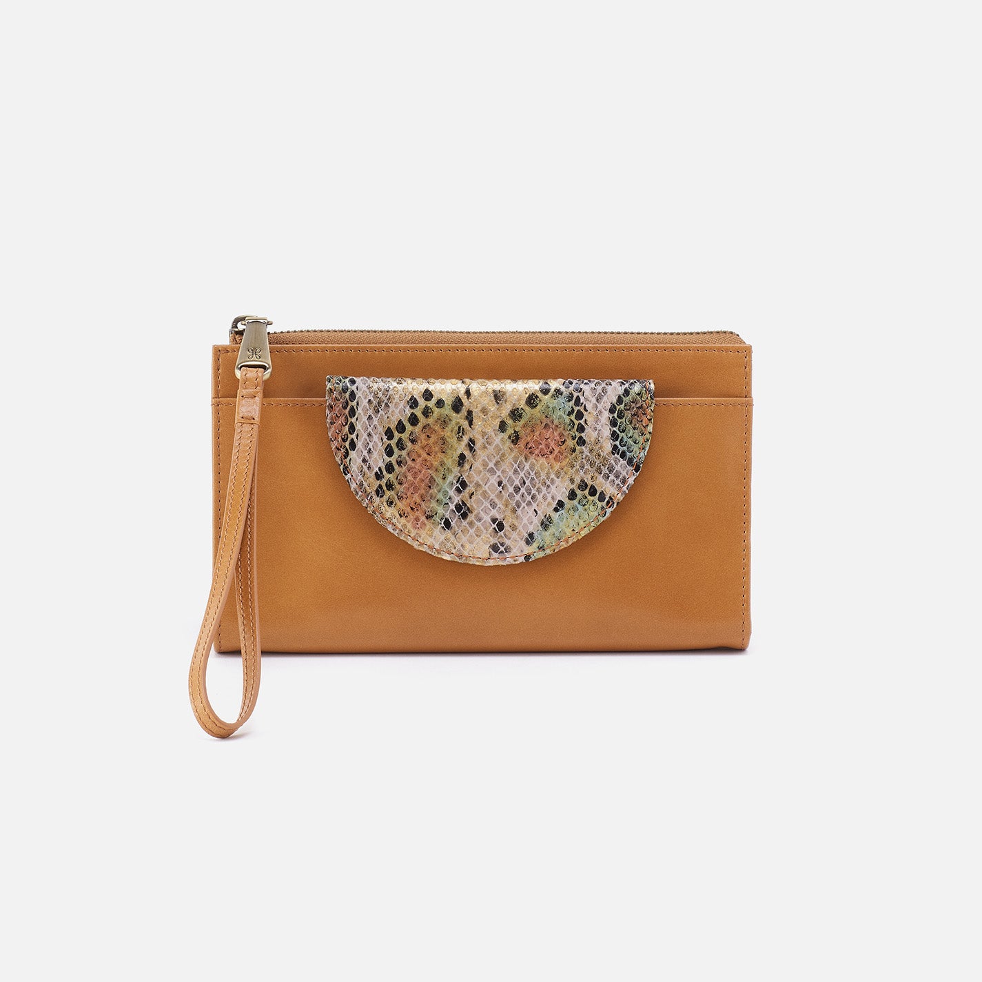 On Sale Zenith Wristlet in Mixed Leathers – Natural